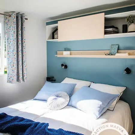 Camping 4 Etoiles Les Amiaux - Tente Bungalow Equipee 23M2 - Piscines - 900M Plage - Sezonia Saint-Jean-de-Monts